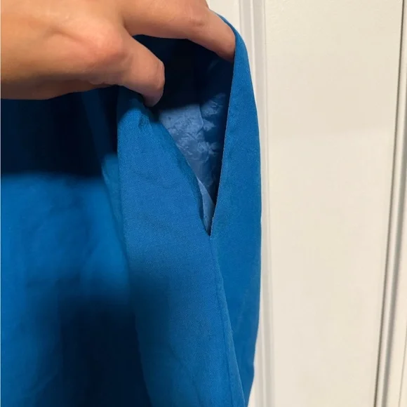 J. Crew Vibrant Blue Midi Dress - Picture 4 of 4